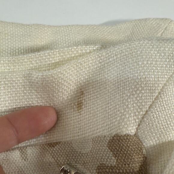 2 Custom Brown Floral Decorative Pillow Covers Large 24 x 24 Pillowsize - Picture 5 of 7